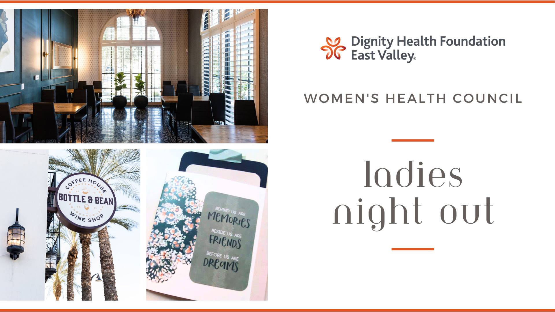 2026 Women's Health Council ladies night out flyer