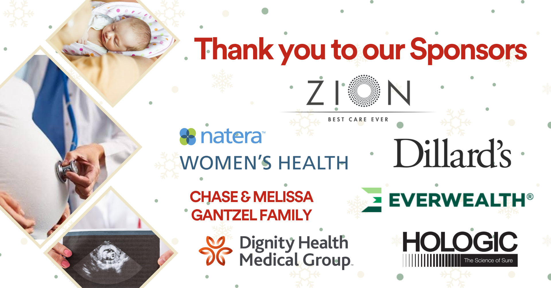 Thank you to our Sponsors - 2025 It's in the Bag Soiree