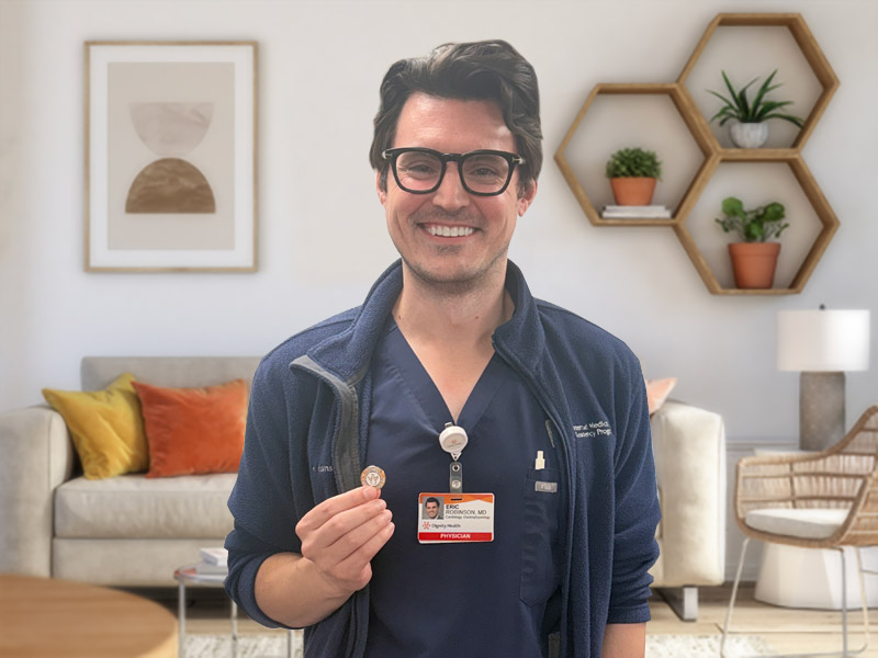 Angel getting an award