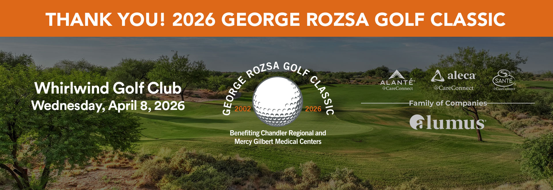 George Rozsa Golf Classic banner