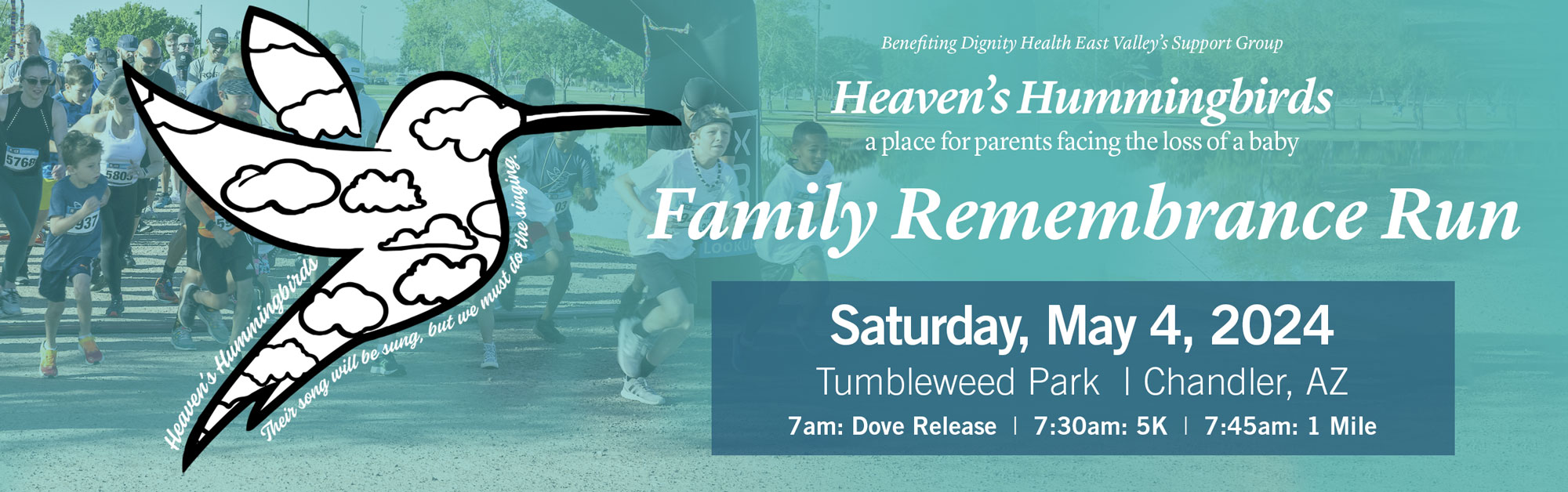 Family Remembrance Run Banner for 2024
