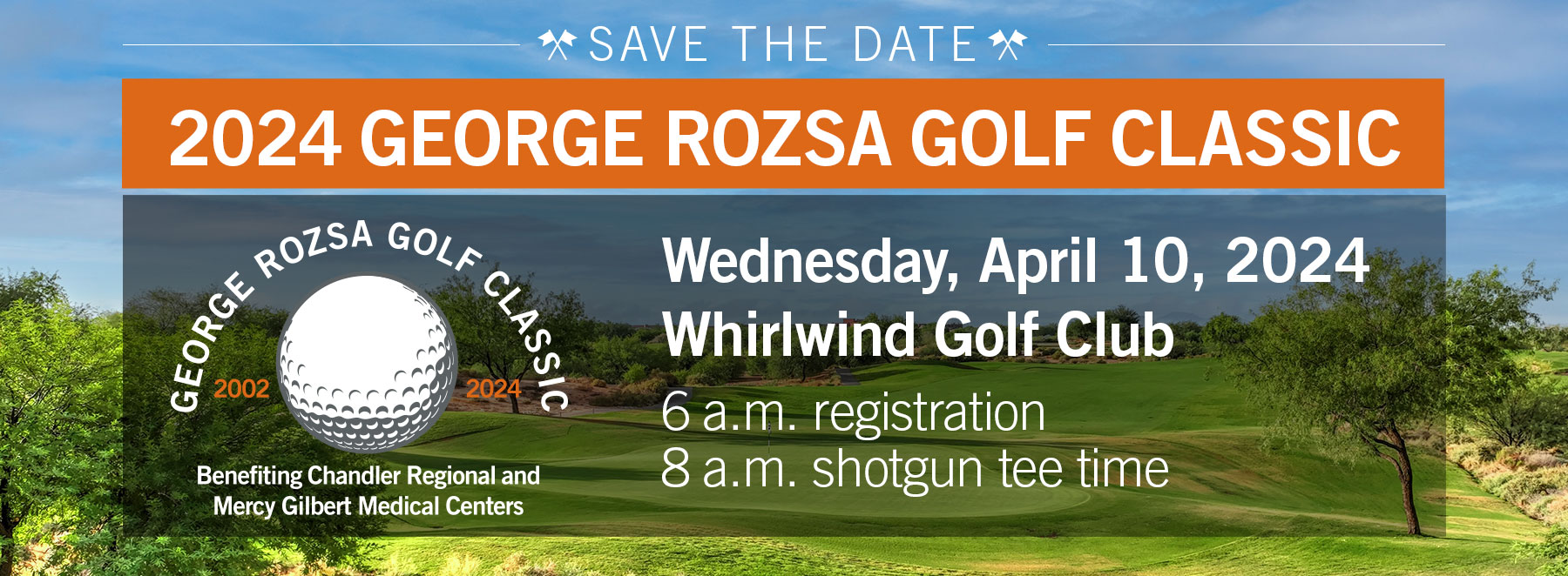 George Rozsa Golf Classic Text Banner 2024