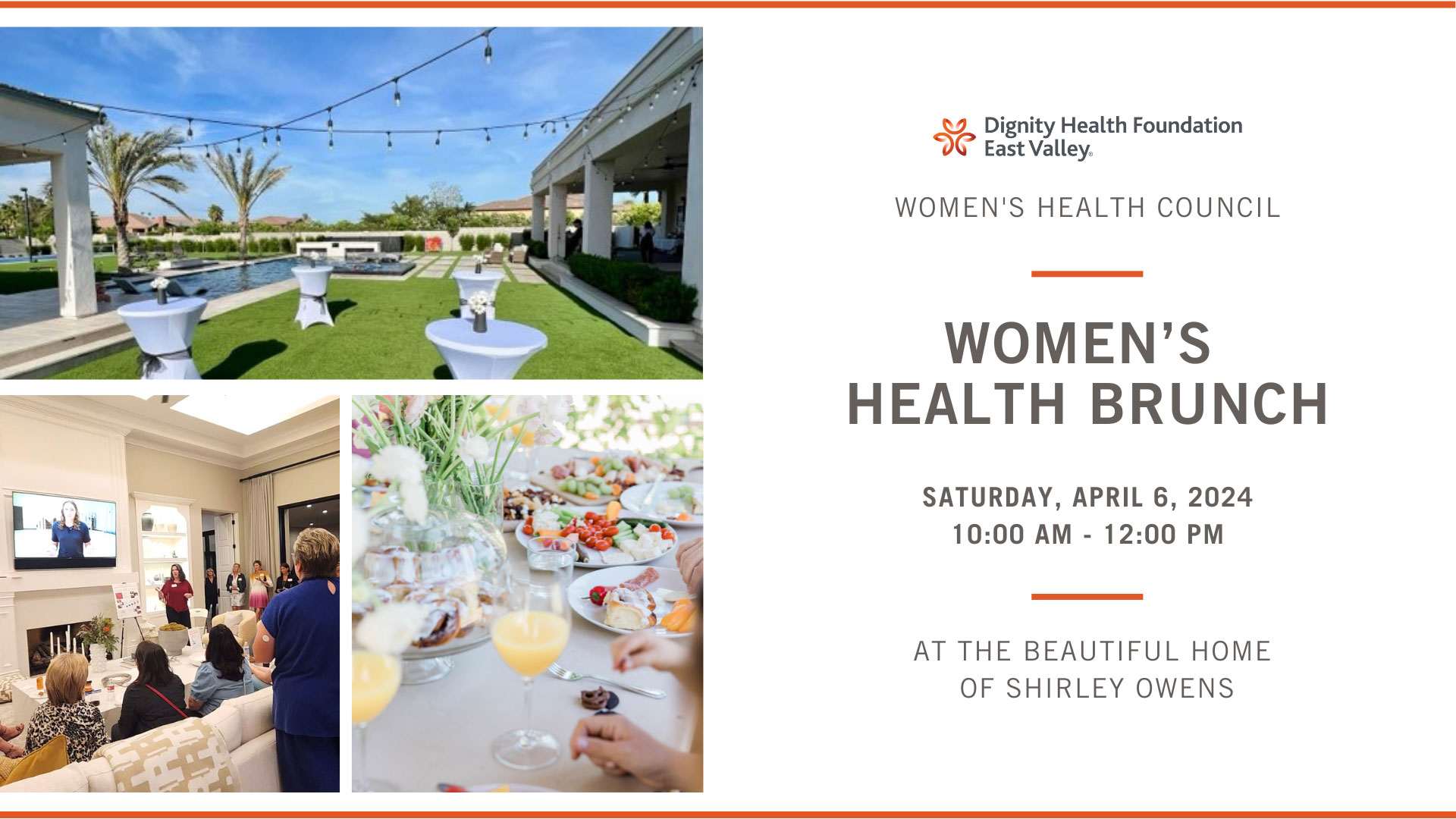 Women's Health Council Brunch Flyer