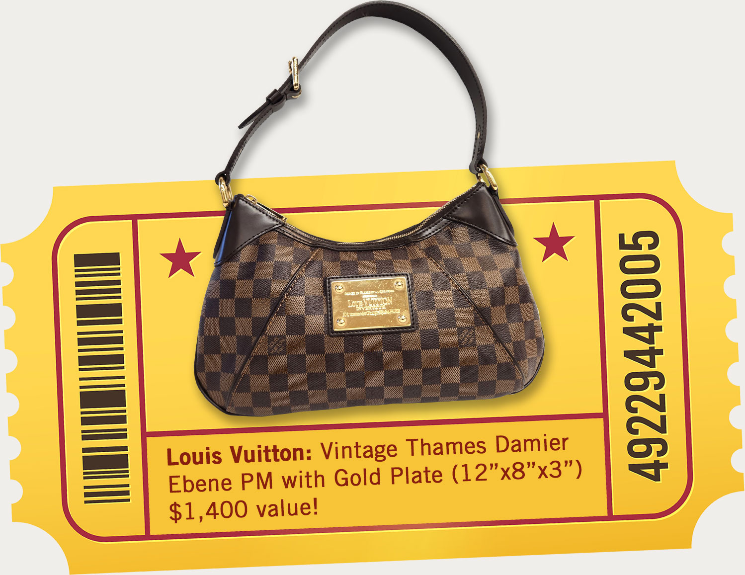 Golden Ticket for It's in the Bag Soiree