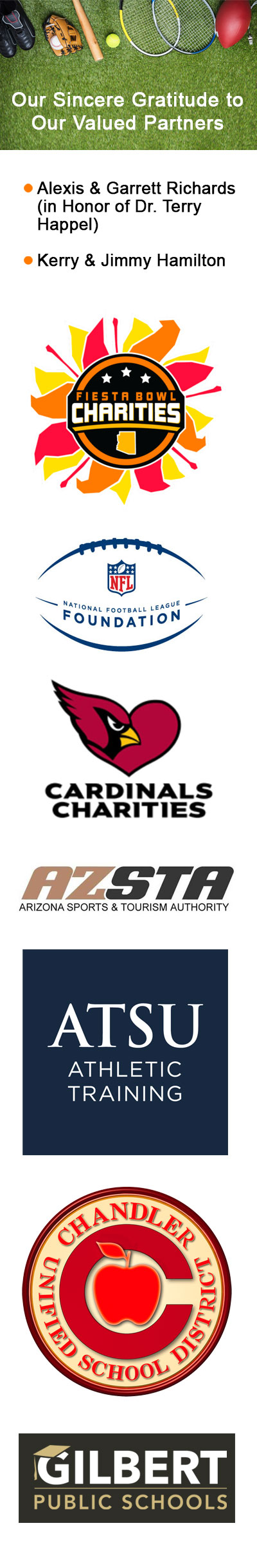 Sports Medicine Program - Thanks to Partners